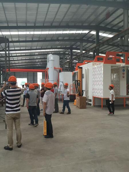 Zhejiang Huier Coating Environmental Protection Equipment Co., Ltd línea de producción del fabricante