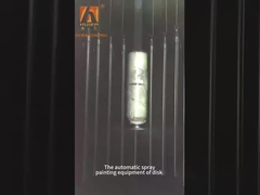 Línea de electroforesis, pintura y recubrimiento en polvo de ruedas de acero