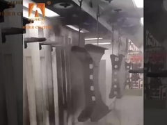 Huier Línea ajustable de velocidad Producentes de línea de recubrimiento en polvo Última tecnología