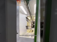 16 PCS de pantalla táctil automática electrostática sistema de recubrimiento de polvo de pulverización con resistencia