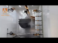 Línea de recubrimiento de polvo horizontal de pantalla táctil automática 16 PCS estándar