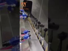 Línea de pintura electrostática para una mejor utilización de la pintura y un funcionamiento continuo de 5.000 horas