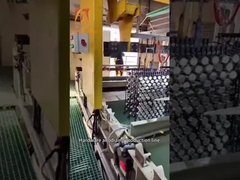 Línea de producción de galvanoplastia controlada por PLC con modo intermitente y características de seguridad