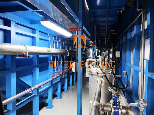 Equipo de recubrimiento electroforético a base de agua para productos metálicos de 20 a 50 °C