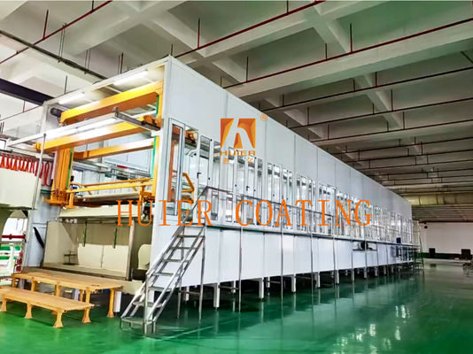 Línea de producción de oxidación de electroplataje ecológico automatizado para la fabricación sostenible