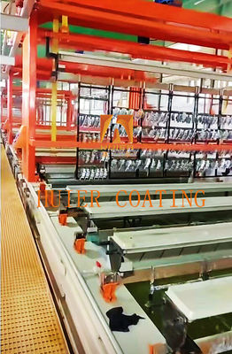 Línea de producción de oxidación de electroplataje inteligente de acero inoxidable para industriales